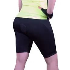 Bermuda Ciclismo Bike Profissional Finta Feminina Acolchoada D-50
