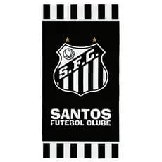 Toalha Banho Lepper Aveludada Transfer Santos 70 cm x 1,40 m