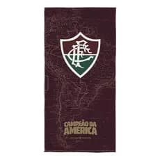 Toalha Banho Lepper Aveludada Transfer Fluminense 70 cm x 1,40 m