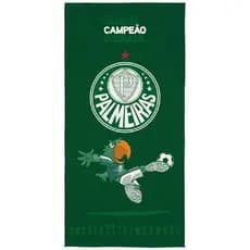 Toalha Banho Lepper Aveludada Transfer Palmeiras 70 cm x 1,40 m