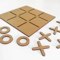 Kit Jogos da Velha Lembrancinha em mdf