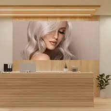 Painel Adesivo Decorativo Salão de Beleza Cabeleireiro Manicure Maquiagem Unhas Cabelo