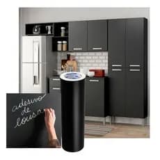 Adesivo Vinil Preto Película À Prova D'água para Decoração e Envelopamentos Rolo 1m x 60cm ou 5mts