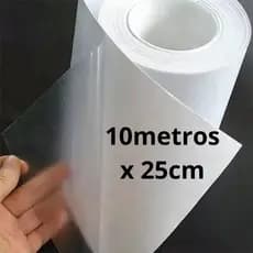 Adesivo Vinil Jateado ou Cristal Para Laminação a Frio 10m x 25cm