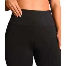 Calça Legging Feminina Calça Legging Flanelada Calça Legging Cintura Alta Calça Legging Preta