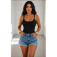 blusinha regata canelada com bojo