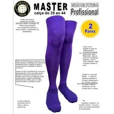 KIT c/ 2 Pares de Meião de Futebol ROXO - Profissional - ORIGINAL Universal Meias - Adulto - Juvenil - Infantil