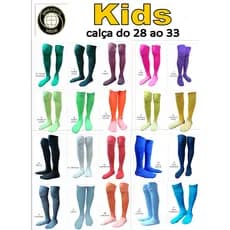 Kit com 02 Pares de Meião de Futebol   INFANTIL  - CRIANÇAS  5 a 8 anos  -  UNIVERSAL MEIAS - 20 CORES