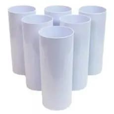 kit com 50 long branco Para transfer e silk