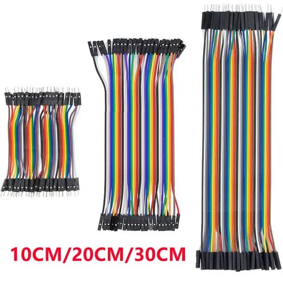 40pin Linha Dupont 10 Cm/20/30 Macho Para + Fêmea Cabo Jumper arduino DIY KIT