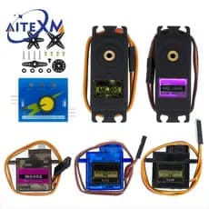 Clássico Servos 9g SG90 MG90S MG995 MG996 Para Planos RC Modelo De Aeronave De Asa Fixa Telecontrole Peças De Brinquedo Motores