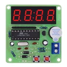 AT89C2051 Digital 4 Bits Relógio Eletrônico Suíte Produção Eletrônica Kit DIY Lear Para Arduino