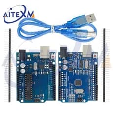 UNO R3 Placa CH340G + Mega328 P/ATMEGA16U2 + MEGA328P Chip De 16 Mhz Para Arduino De Desenvolvimento + Cabo USB