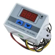 Controle De Temperatura Digital Com Sensor De Termostato 10A/12V/24V/220VAC/XH-W3001 Para Refrigeração