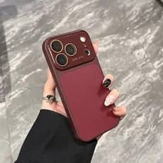 Padrão de lichia de cristal adequado para iPhone17 capa de telefone ultrafina com tudo incluído pc sensação de pele Appl