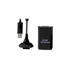 Bateria Controle Xbox 360 Recarregável Com Cabo USB Kit Para Controle Sem Fio