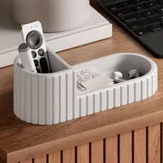 Organizador de Mesa Ripado Porta Caneta para Escritório Recepção e Sala de Estar Moderna - Envio Rapido