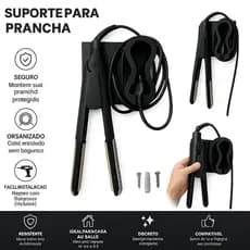 Suporte para Chapinha de Cabelo – Organizador de Parede Resistente Cod 00163
