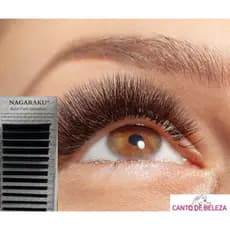 Cílios Nagaraku Premium Auto-Fan para Extensão de Cílios MIX D (escolha a espessura)
