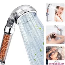 Ducha / Chuveiro de Alta Pressão Turbo Com Filtro Iônico - ZK333266
