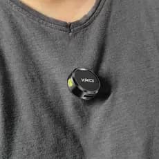 Microfone De Lapela Duplo Profissional Microfone Bluetooth Magnético Microfone Sem Fio 20 Metros