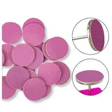 Broca Disco + 60 Refil Lixa Para Manicure Nail Designer Gel Fibra Unha 0139