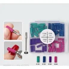 Kit 60 und De Refils Slim + Broca Fininha Para Lixa Bits