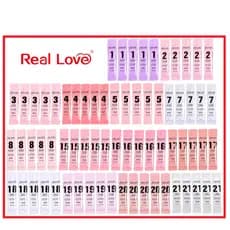 5 REFIL GEL REAL LOVE SACHÊ 15ML - ALONGAMENTO DE UNHA