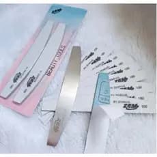 Lixa Reutilizável Boomerang 100/180 com Placa de Aço + Refil /tintinnailcenter