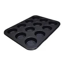 Forma Antiaderente Para Cupcakes e Empadas Com 12 Cavidades