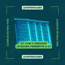 Levedura Fermentis S-04 - Kit com 4 unidades
