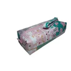 Necessaire / Estojo de corino com Forro Impermeável + Chaveiro de corino
