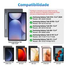 Teclado BETTDOW (PRETO )Samsung Galaxy Tab S9+/s9 Fe+/s10+ 12.4 - PRETO