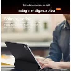 Bettdow Capa de Teclado para iPad Air 13 Polegadas 2024 M2, iPad Pro 12,9 Polegadas (6ª/5ª/4ª/3ª)