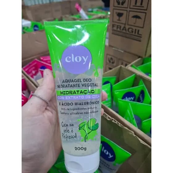 Hidratantes da linha Cloy várias fragrâncias e Funções para hidratar a pele