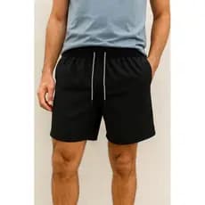 Short Mauricinho Masculino Tactel Grosso Bermuda Lisa Masculina Shorts de Elástico ENVIO IMEDIATO