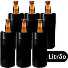 Camisinha De Cerveja Térmico 1 Litro Litrão Com Isopor Porta Garrafa de Cerveja