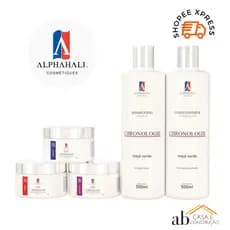 KIT 5 Cronograma Capilar Shampoo Condicionador Máscaras Hidratação Nutrição Reconstrução ALPHAHALL