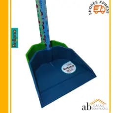 Kit 2 Pá de Lixo Grande Com Cabo De 70 Cm Reforçado Bellano