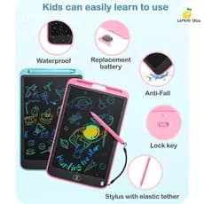 Lousa Digital Lcd Tablet Infantil Para Escrever E Desenhar Tela 8.5 polegadas