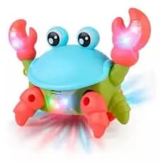 Caranguejo Fujão, Brinquedo Para Bebês, Estimula o Bebê Andar, Presente, Musical, Luz