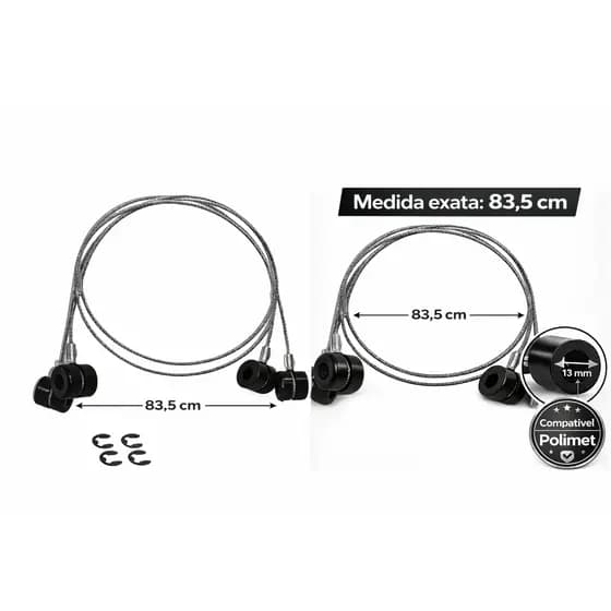 Cabo de Aco Para Simulador de Caminhada Polimet – Original