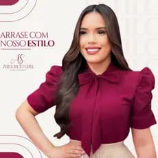 Blusa Feminina Laço Manga Curta Lisa Social Elegante Moda Evangélica Estilosa