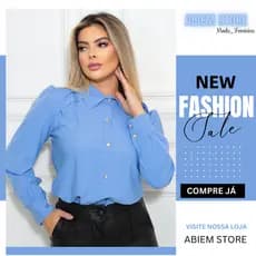 Camisa Feminina Manga  Longa  Blusa Elegante Social Moda Evangelica Creppe