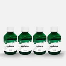 KIT 04 Un de Essência para Aromatizante 100ml | Alta Concentração e Rendimento