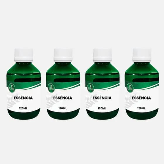 Kit 4 Un Essência Para Aromatizantes - 100ml Alta Concentração e Fixação