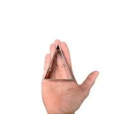 Cortador 8 X 6 Triangular Croissant Pizza Bolo Massa Inox
