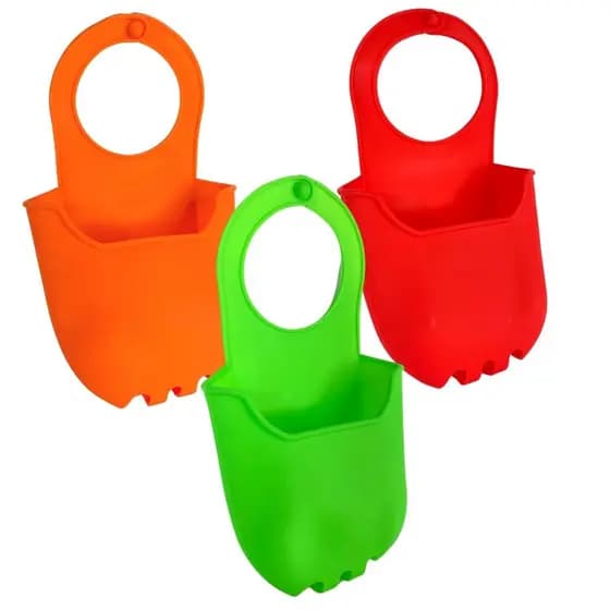 Porta Esponja Escova Silicone Maleável Para Cozinha Pia