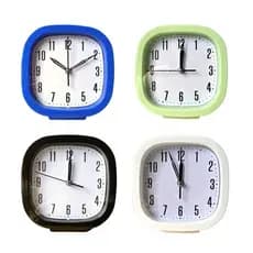 Relógio Despertador Alarme Moderno Minimalista à Pilha Colorido de Mesa Cabeceira Decoração Presente