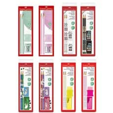 Kit Escolar Faber - Castell Ecolápis Lápis  + Apontador + Borracha